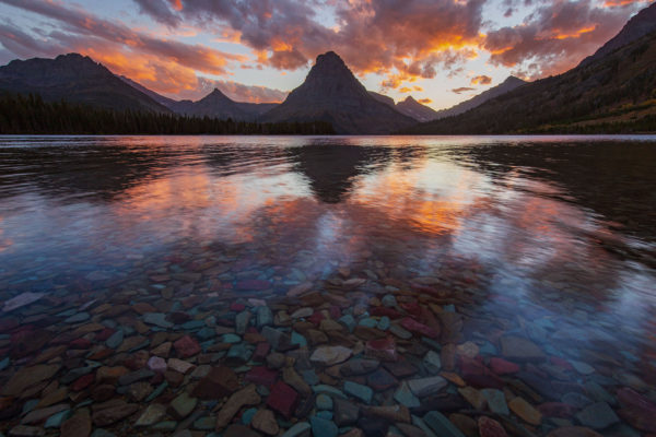 Fire-Mountain---Two-Medicine-Lake-Sunset---2018---For-Web