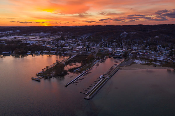 Suttons-Bay-Sunset---Drone---For-Web